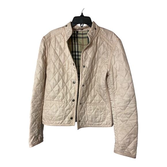 Burberry Pink Quilted Jacket - Picture 3 of 10